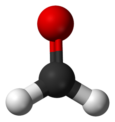 Molécule de formaldéhyde